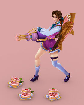 Game ready Cafe Cutie Jinx